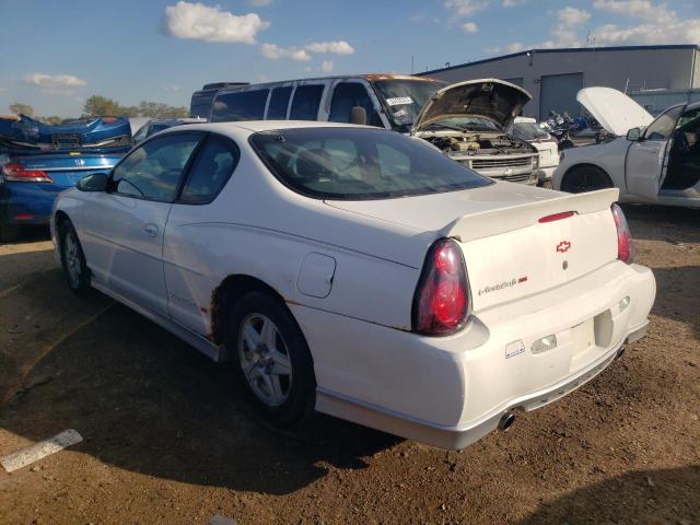 2G1WX12K939157362 - 2003 CHEVROLET MONTE CARL SS WHITE photo 2