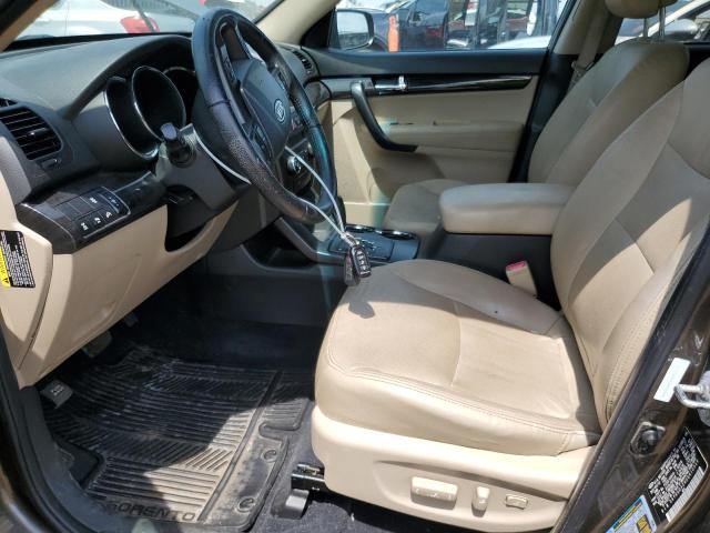 5XYKUDA24DG410949 - 2013 KIA SORENTO EX 棕色 照片 7