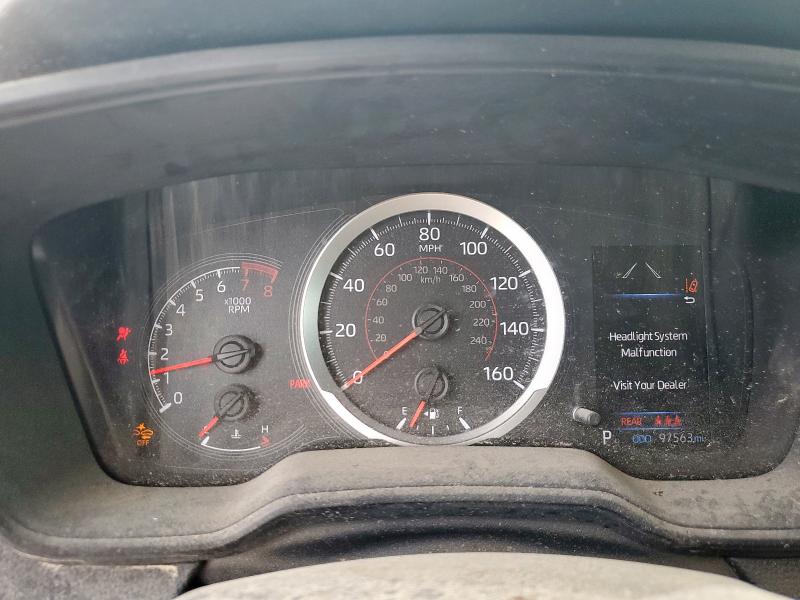 JTDS4MCE9MJ058541 - 2021 TOYOTA COROLLA SE 蓝色 照片 9