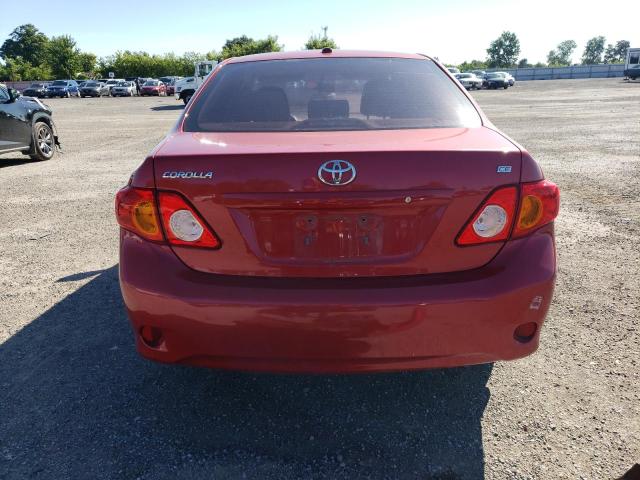 2T1BU4EE8AC379054 - 2010 TOYOTA COROLLA BASE Rouge photo 6