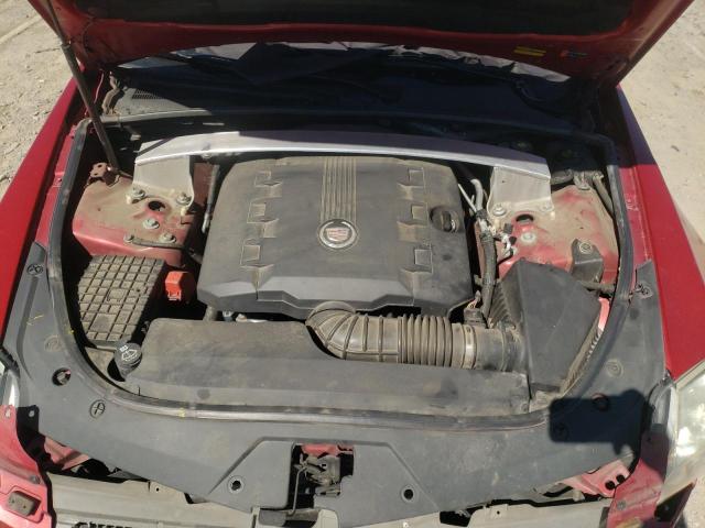 1G6DM5ED2B0114425 - 2011 CADILLAC CTS PERFORMANCE COLLECTION Червоний фото 11