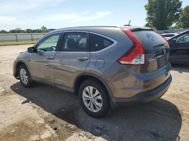 5J6RM3H78DL003547 - 2013 HONDA CR-V EXL GRAY photo 2