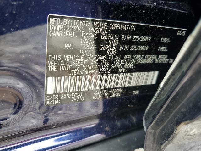 JTEAAAAH8PJ134623 - 2023 TOYOTA VENZA LE BLUE photo 13