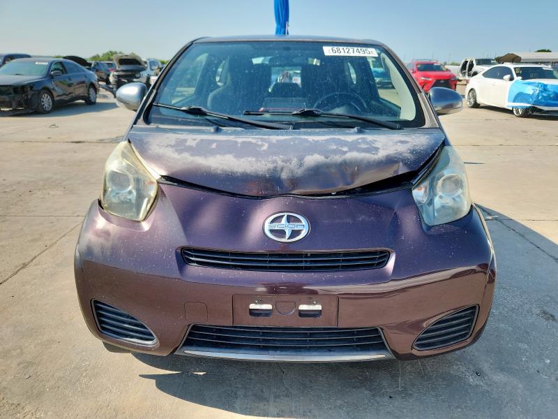 JTNJJXB09CJ017560 - 2012 TOYOTA SCION IQ BURGUNDY photo 5