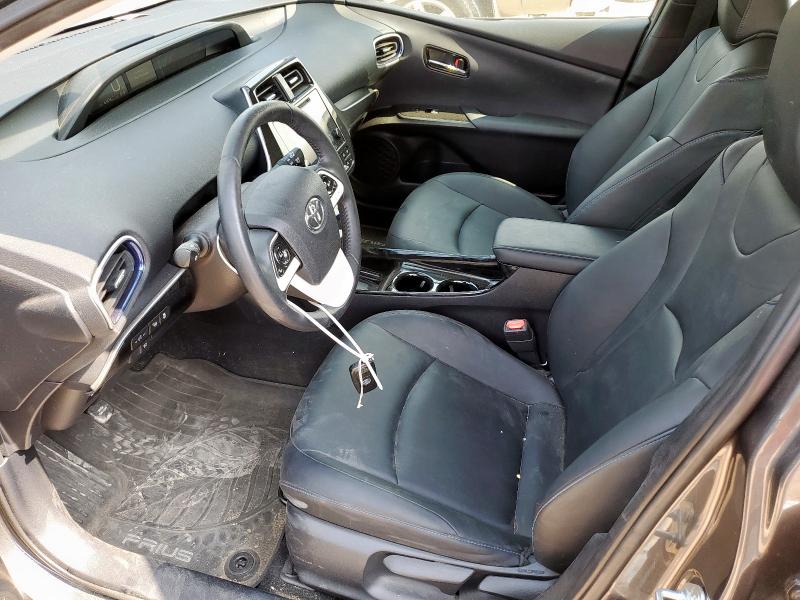 JTDKARFU1J3057215 - 2018 TOYOTA PRIUS GRAY photo 7