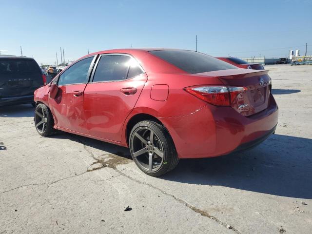 2T1BURHE3FC251370 - 2015 TOYOTA COROLLA L RED photo 2