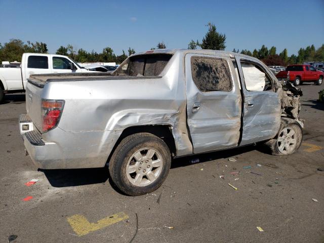 2HJYK16556H536383 - 2006 HONDA RIDGELINE RTL SILVER photo 3