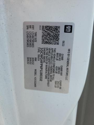 1GCWGAFP6P1180332 - 2023 CHEVROLET EXPRESS G2 白色 照片 14