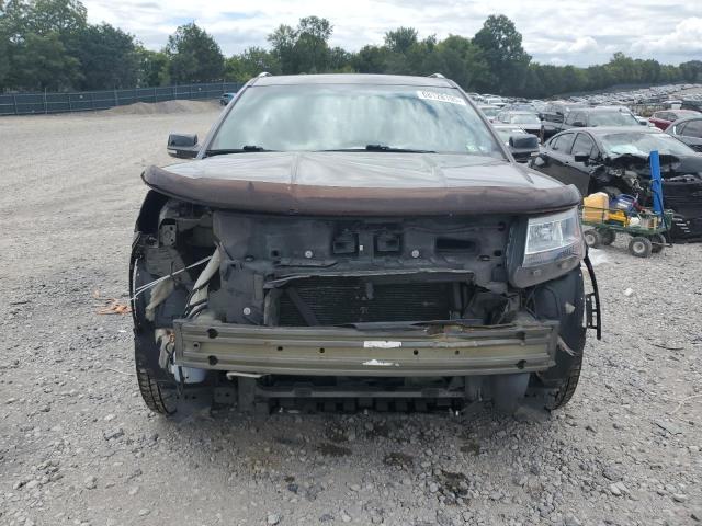 1FM5K8D89GGB83314 - 2016 FORD EXPLORER XLT GRAY photo 5