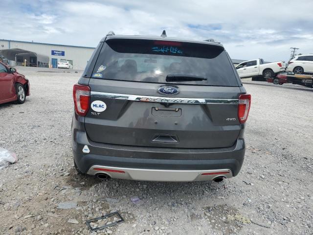 1FM5K8D89GGB83314 - 2016 FORD EXPLORER XLT GRAY photo 6