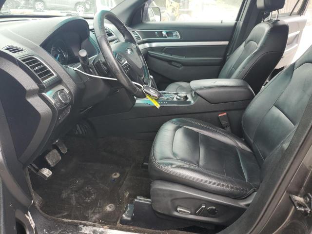 1FM5K8D89GGB83314 - 2016 FORD EXPLORER XLT GRAY photo 7
