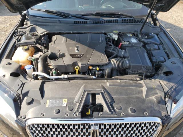 3LN6L5FC7JR607347 - 2018 LINCOLN MKZ RESERVE შავი ფოტო 11