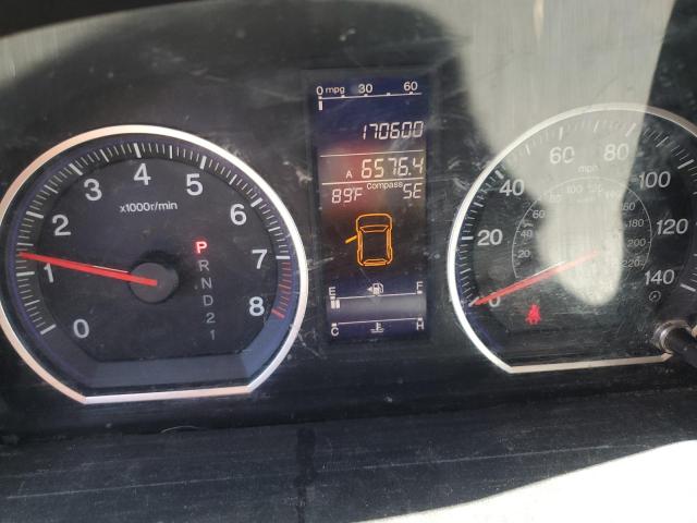 5J6RE4H74AL008050 - 2010 HONDA CR-V EXL SILVER photo 9