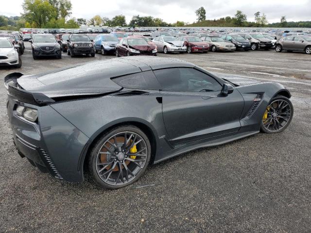 1G1YR2D60K5601460 - 2019 CHEVROLET CORVETTE Z06 2LZ GRAY photo 3