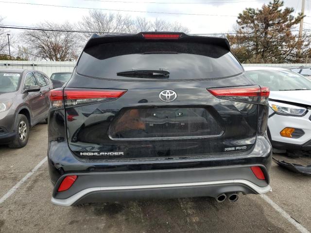 5TDLZRBHXNS246360 - 2022 TOYOTA HIGHLANDER XSE BLACK photo 6