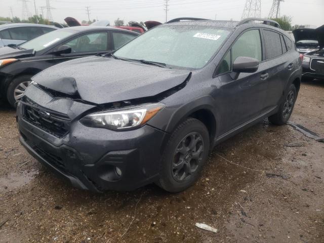 JF2GTHSC5MH383146 - 2021 SUBARU CROSSTREK SPORT GRAY photo 1