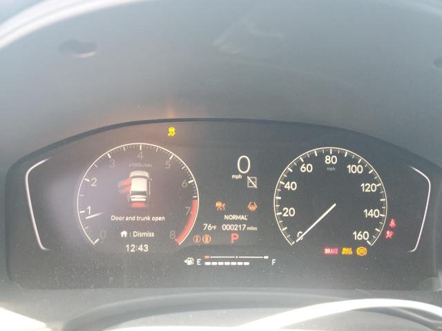 2HGFE2F54TH504823 - 2026 HONDA CIVIC SPORT GRAY photo 9