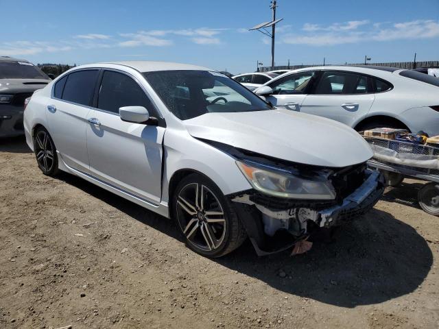 1HGCR2F50GA050856 - 2016 HONDA ACCORD SPORT WHITE photo 4