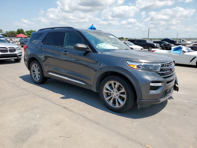 1FMSK8DH4LGA20860 - 2020 FORD EXPLORER XLT ნაცრისფერი ფოტო 4