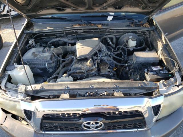 5TFUX4EN5BX008498 - 2011 TOYOTA TACOMA ACCESS CAB ნაცრისფერი ფოტო 11