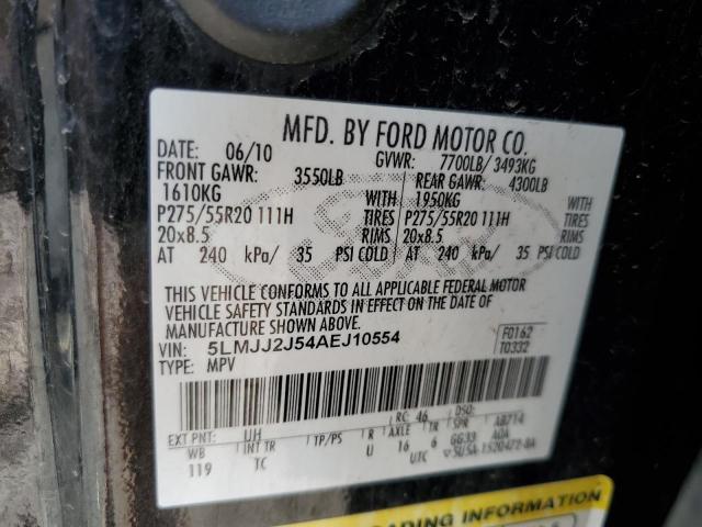 5LMJJ2J54AEJ10554 - 2010 LINCOLN NAVIGATOR 黑色 照片 13