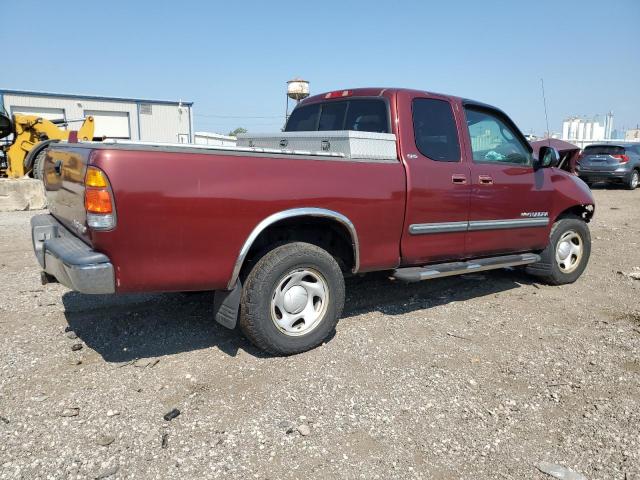 5TBBT44183S416902 - 2003 TOYOTA TUNDRA ACCESS CAB SR5 BURGUNDY photo 3