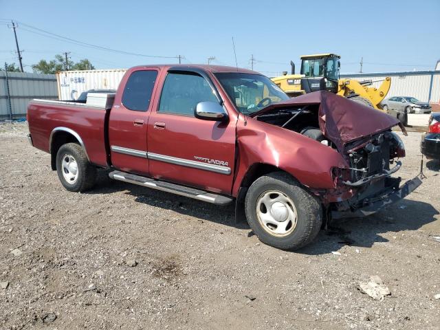 5TBBT44183S416902 - 2003 TOYOTA TUNDRA ACCESS CAB SR5 BURGUNDY photo 4