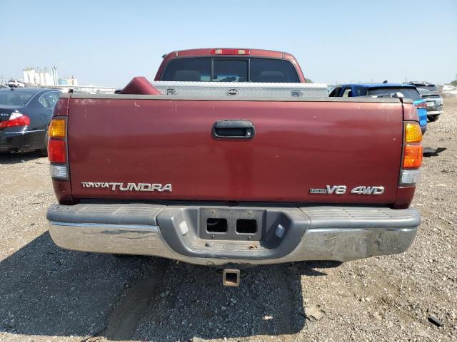 5TBBT44183S416902 - 2003 TOYOTA TUNDRA ACCESS CAB SR5 BURGUNDY photo 6