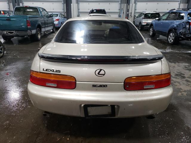 JT8UZ30C4P0030548 - 1993 LEXUS SC 400 GOLD photo 6