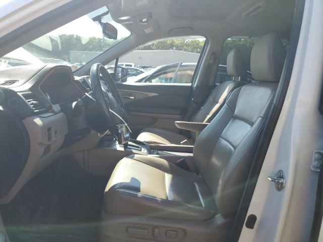 5FNYF6H84HB092533 - 2017 HONDA PILOT EXL WHITE photo 7