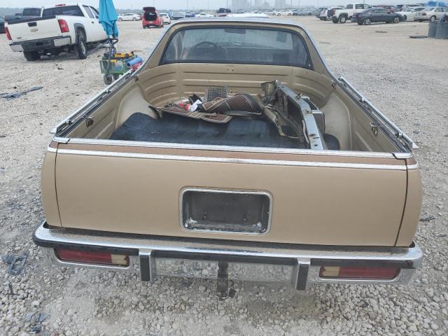 3GCCW80H4GS905585 - 1986 CHEVROLET EL CAMINO TAN photo 10