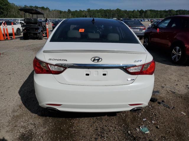 5NPEC4ABXDH610307 - 2013 HYUNDAI SONATA SE WHITE photo 6