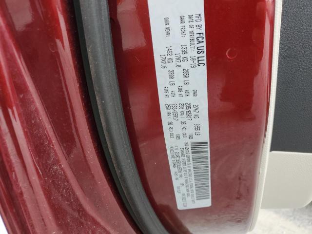 2C4RC1BG0LR125590 - 2020 CHRYSLER PACIFICA TOURING L RED photo 13