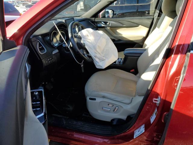 JM3TCBDY3G0100093 - 2016 MAZDA CX-9 GRAND TOURING RED photo 7