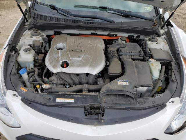 KMHEC4A43FA122582 - 2015 HYUNDAI SONATA HYBRID WHITE photo 11