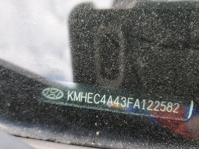 KMHEC4A43FA122582 - 2015 HYUNDAI SONATA HYBRID WHITE photo 12