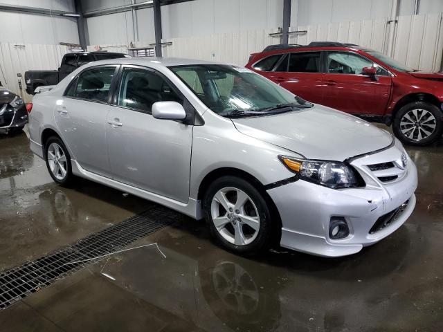 2T1BU4EE3BC723603 - 2011 TOYOTA COROLLA BASE Argent photo 4