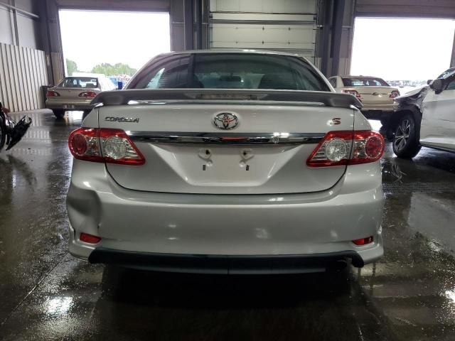 2T1BU4EE3BC723603 - 2011 TOYOTA COROLLA BASE Argent photo 6