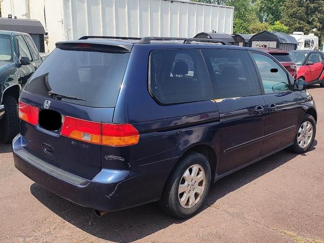5FNRL18643B047258 - 2003 HONDA ODYSSEY EX BLUE photo 4