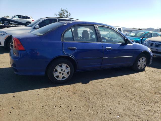 2HGES163X4H625371 - 2004 HONDA CIVIC DX VP ლურჯი ფოტო 3