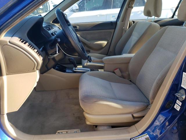 2HGES163X4H625371 - 2004 HONDA CIVIC DX VP ლურჯი ფოტო 7