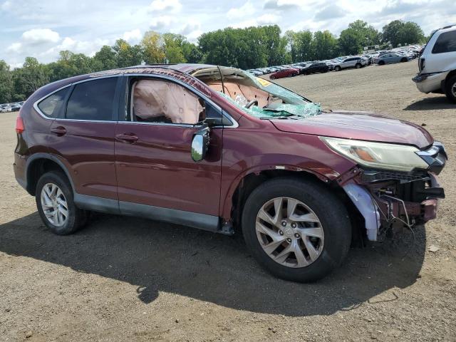 2HKRM4H55FH637870 - 2015 HONDA CR-V EX RED photo 4
