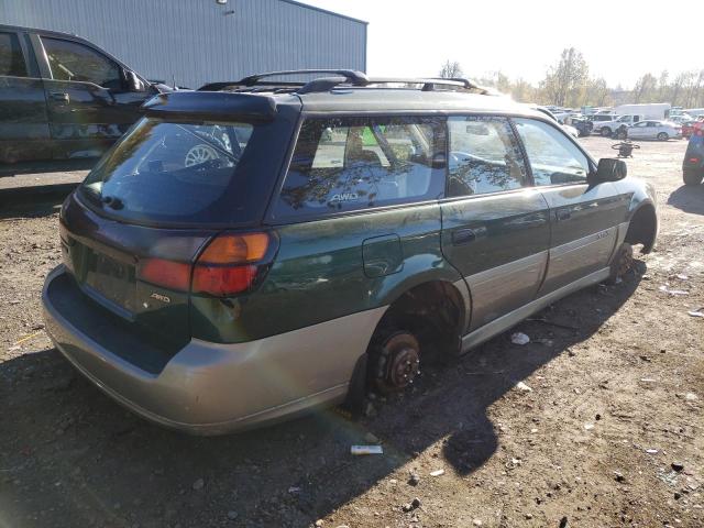 4S3BH6657Y7619558 - 2000 SUBARU LEGACY L OUTBACK GREEN photo 3