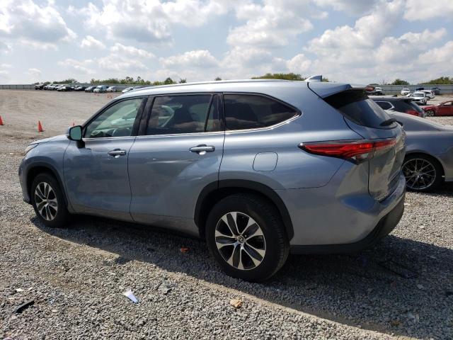 5TDGZRAH8LS011892 - 2020 TOYOTA HIGHLANDER XLE BLUE photo 2