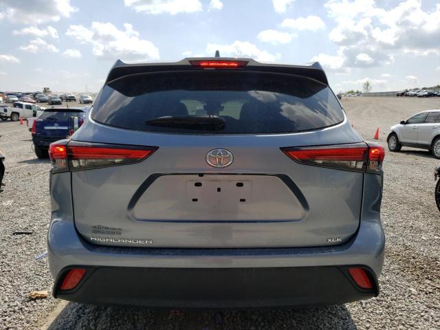 5TDGZRAH8LS011892 - 2020 TOYOTA HIGHLANDER XLE BLUE photo 6