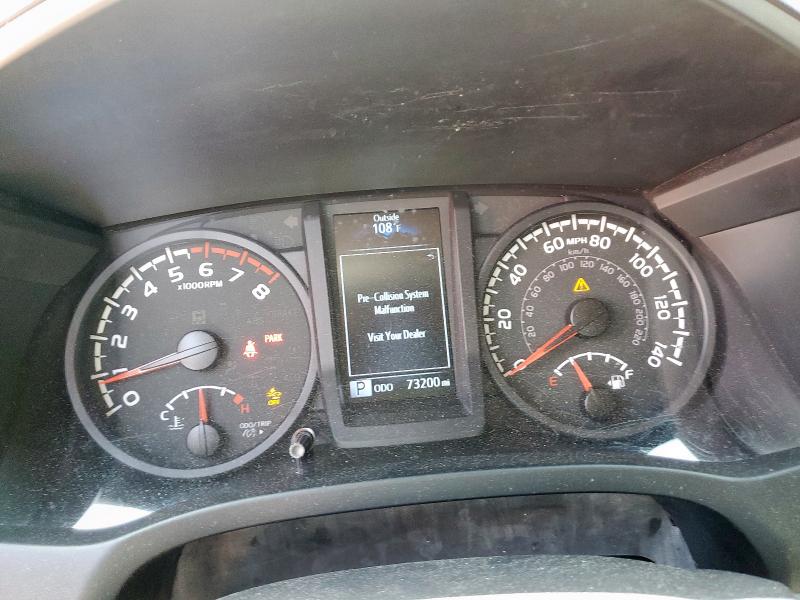 3TYAX5GN2NT043410 - 2022 TOYOTA TACOMA DOUBLE CAB 红色 照片 9