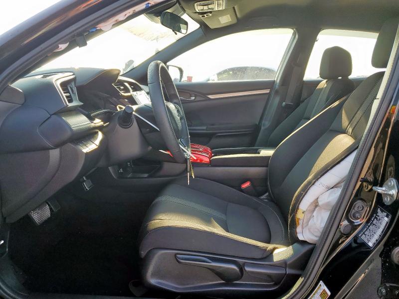 SHHFK7H36LU419518 - 2020 HONDA CIVIC LX BLACK photo 7