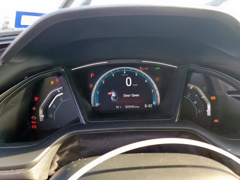 SHHFK7H36LU419518 - 2020 HONDA CIVIC LX BLACK photo 9