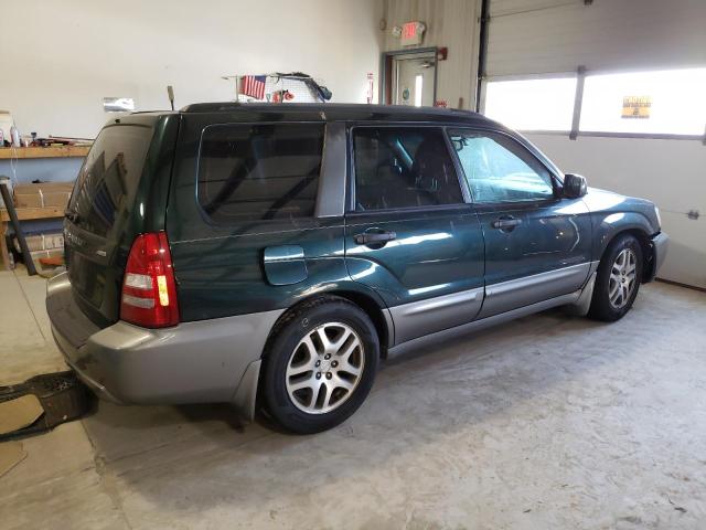 JF1SG67655H723715 - 2005 SUBARU FORESTER 2.5XS LL BEAN GREEN photo 3