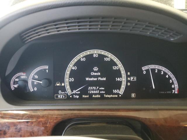 WDDNG9EB7DA530553 - 2013 MERCEDES-BENZ S 550 4MATIC BLACK photo 9